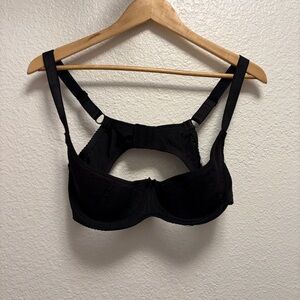 Cottelli Collection half cup Bra women’s size 38D black lace adjustable